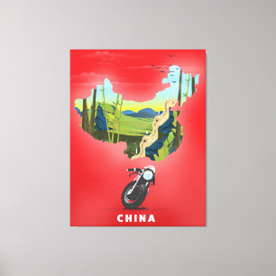 China Afbeelding reisposter Canvas Afdruk