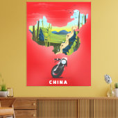 China Afbeelding reisposter Canvas Afdruk (Insitu (Woonkamer))