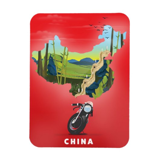 China Afbeelding reisposter Magneet (Verticaal)