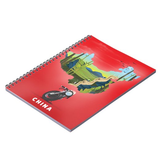 China Afbeelding reisposter Notitieboek (Linkerzijde)
