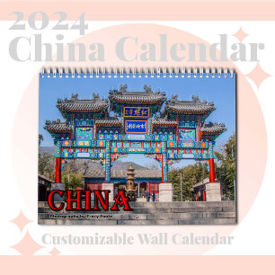 China Agenda 2024 - China Travel Wall Agenda Kalender