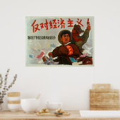 China Anti-kapitalisme Poster (Keuken)