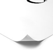 China Aster Poster (Hoek)