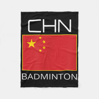 China Badminton Team Fan Gift Chinese atleet Chn Fleece Deken