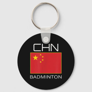 China Badminton Team Fan Gift Chinese atleet Chn Sleutelhanger