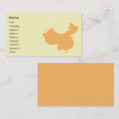 China - Bedrijven Visitekaartje (Voorkant / Achterkant)