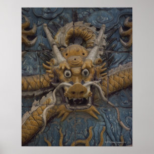 China, Beijing, de verboden stad, Nine Dragon Poster