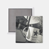 China, Beijing, district Chaoyang. Dashanzi 798 2 Magneet (Voorkant / Achterkant)