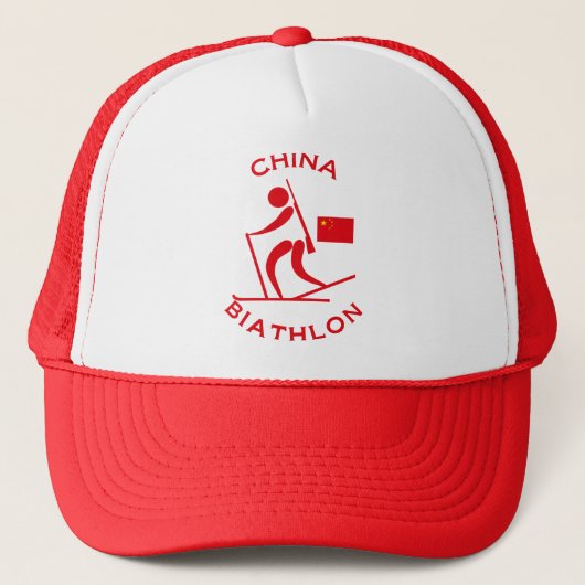 China Biathlon Trucker Pet (Voorkant)