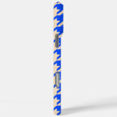 China Blue Houndstooth Samsung Galaxy S9 Hoesje (Achterkant / Rechts)