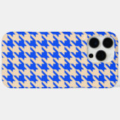 China Blue Houndstooth Samsung Galaxy S9 Hoesje (Achterkant (horizontaal))