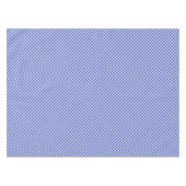 China Blue Houndstooth Tafelkleed (Voorkant (Horizontaal))