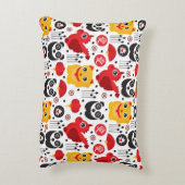 China boft kat, draak en panda accent kussen (Achterkant (Verticaal))