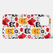 China boft kat, draak en panda Case-Mate iPhone case (Achterkant (horizontaal))
