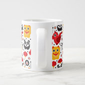 China boft kat, draak en panda grote koffiekop (Achterkant)