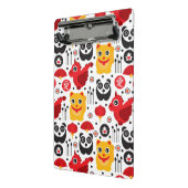 China boft kat, draak en panda mini klembord (Angled2)