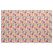 China boft kat, draak en panda stof (Fat Quarter)