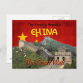 CHINA BRIEFKAART (Voorkant / Achterkant)