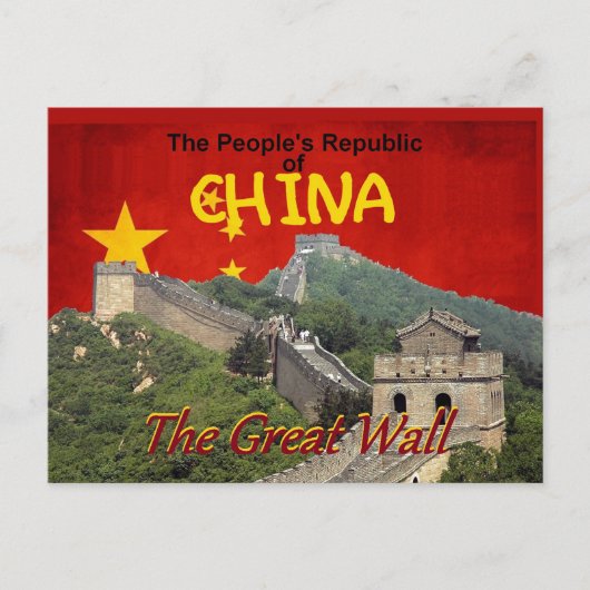 CHINA BRIEFKAART (Voorkant)