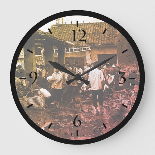  China Changsha markt Grote klok (Voorkant)