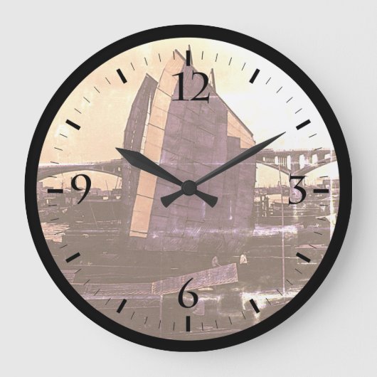  China Changsha xiang jiang boot Grote klok (Voorkant)