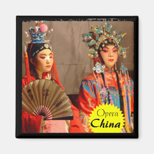 China, Chengdu, Traditionele Chinese Opera (Magnet Magneet