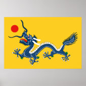 China Chinese Draak Vlag Qing-dynastie Poster (Voorkant)