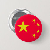 china chinese sterren vlag ronde button 5,7 cm (Voorkant /achterkant)