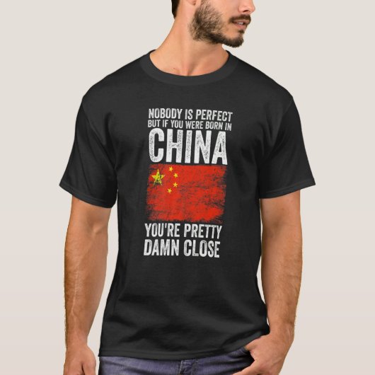 China Chinese Vlag T-shirt (Voorkant)
