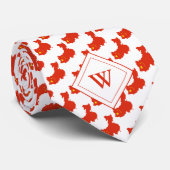 CHINA Christelijk Scriptmonogram Stropdas (Opgerold)