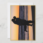 CHINA Christelijke aangepaste foto bruiloft 婚礼 Bedankkaart (Achterkant)