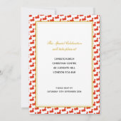 CHINA Christelijke Schrift Custom 50th Jubileum Kaart (Achterkant)