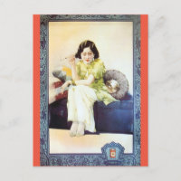 China Cigarette Ad Retro Beauty Model