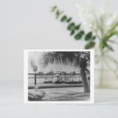 China Clipper Mooring op Hawaiian Island Briefkaart (Staand voorkant)