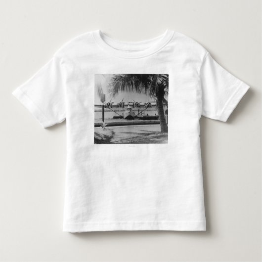 China Clipper Mooring op Hawaiian Island Kinder Shirts (Voorkant)