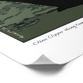 China Clipper Over Hong Kong 1935 Poster (Hoek)