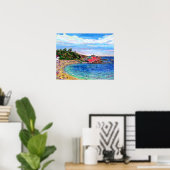 China Cove Newport Beach Poster (Thuiskantoor)