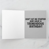 CHINA! DONALD TRUMP big BIRTHDAY KAART (Binnen)