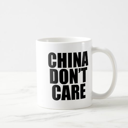 China Dont Care  Koffiemok (Rechts)