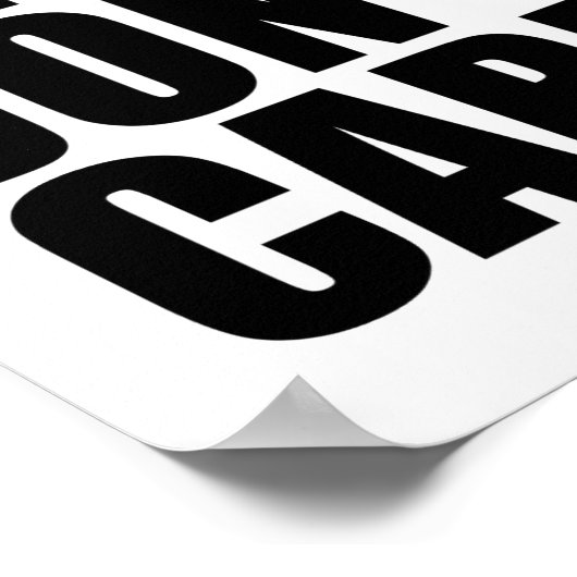 China Dont Care  Poster (Hoek)