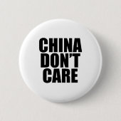China Dont Care Ronde Button 5,7 Cm (Voorkant)