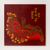 China Draak, 2024 Jaar van de Draak Legpuzzel (Horizontaal)