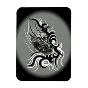 China-draak in Tattoo stijl Magneet