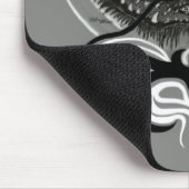 China-drache in Tatto Style Muismat (Hoek)