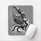 China-drache in Tatto Style Muismat (Met muis)