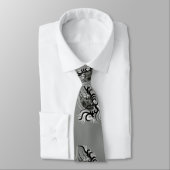 China-drache in Tattoo stijl Stropdas (Gebonden)