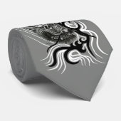 China-drache in Tattoo stijl Stropdas (Opgerold)