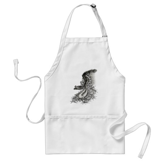 China-Drache Standaard Schort (Voorkant)