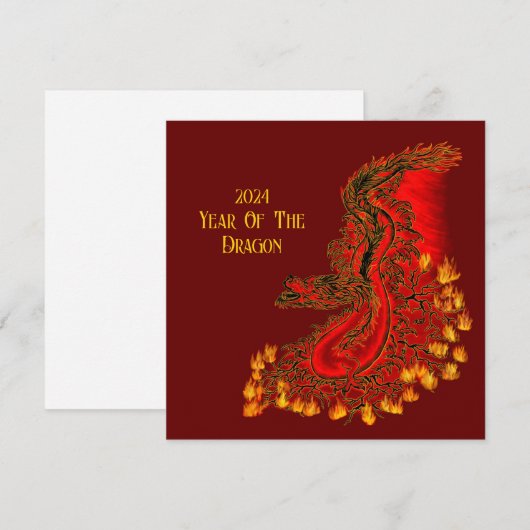 China Dragon, 2024 Jaar van de Draak (Voorkant / Achterkant)