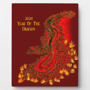 China Dragon, 2024 Jaar van de Draak Fotoplaat